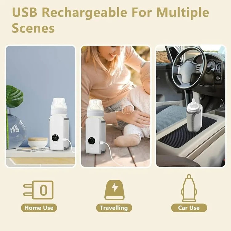 گرمکن شارژی شیشه شیر نوزاد Healing Journey مدل Rechargeable Warm Milk